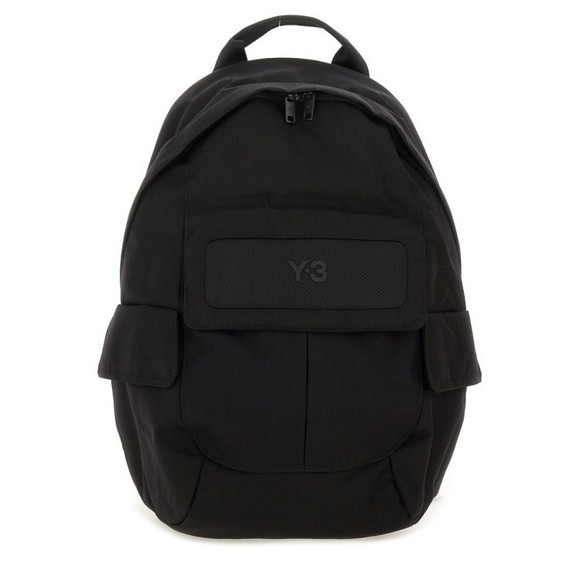 Y-3 Black Nylon Backpack With Versatile Carrying Options - NWT - Picture 1 of 3